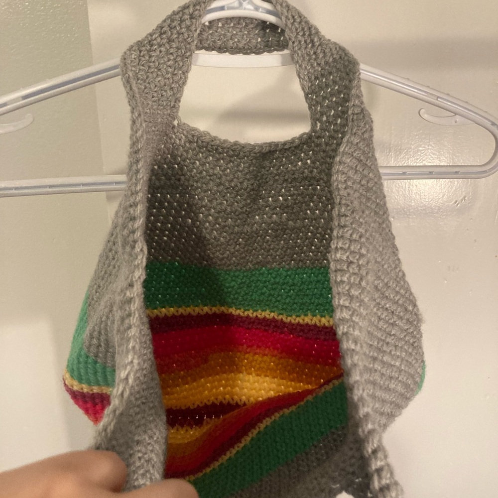 Hand knit bag - Picture 3 of 3